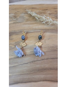 Boucles d'oreilles Pauline labradorite