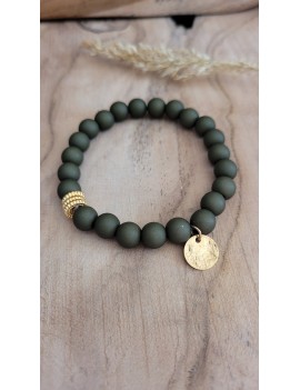 Bracelets Morgane vert kaki