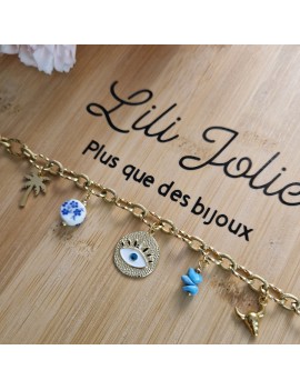 Collier Oeil Bleu