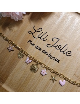 Collier rose