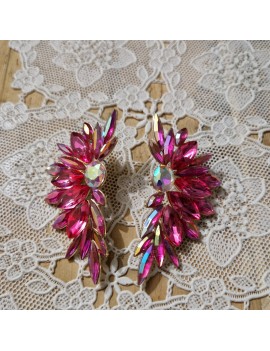 Boucles d'oreilles Rose