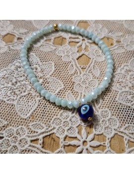 Bracelet verre oeil
