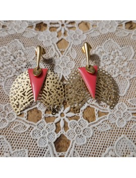 Boucles d'oreilles Lise Rose